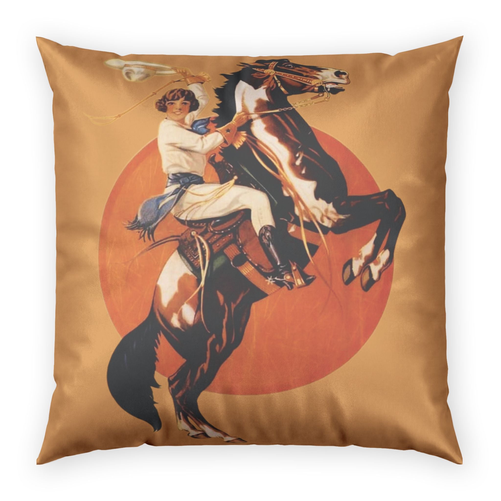 Cowgirl Forever Velvet Cushion