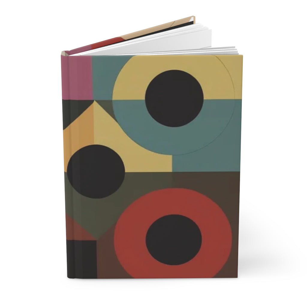 Retro Circles Hardcover Journal