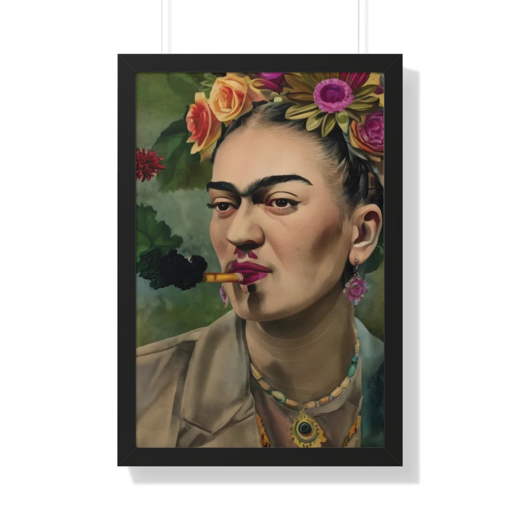 Frida Kahlo Portrait Framed Print