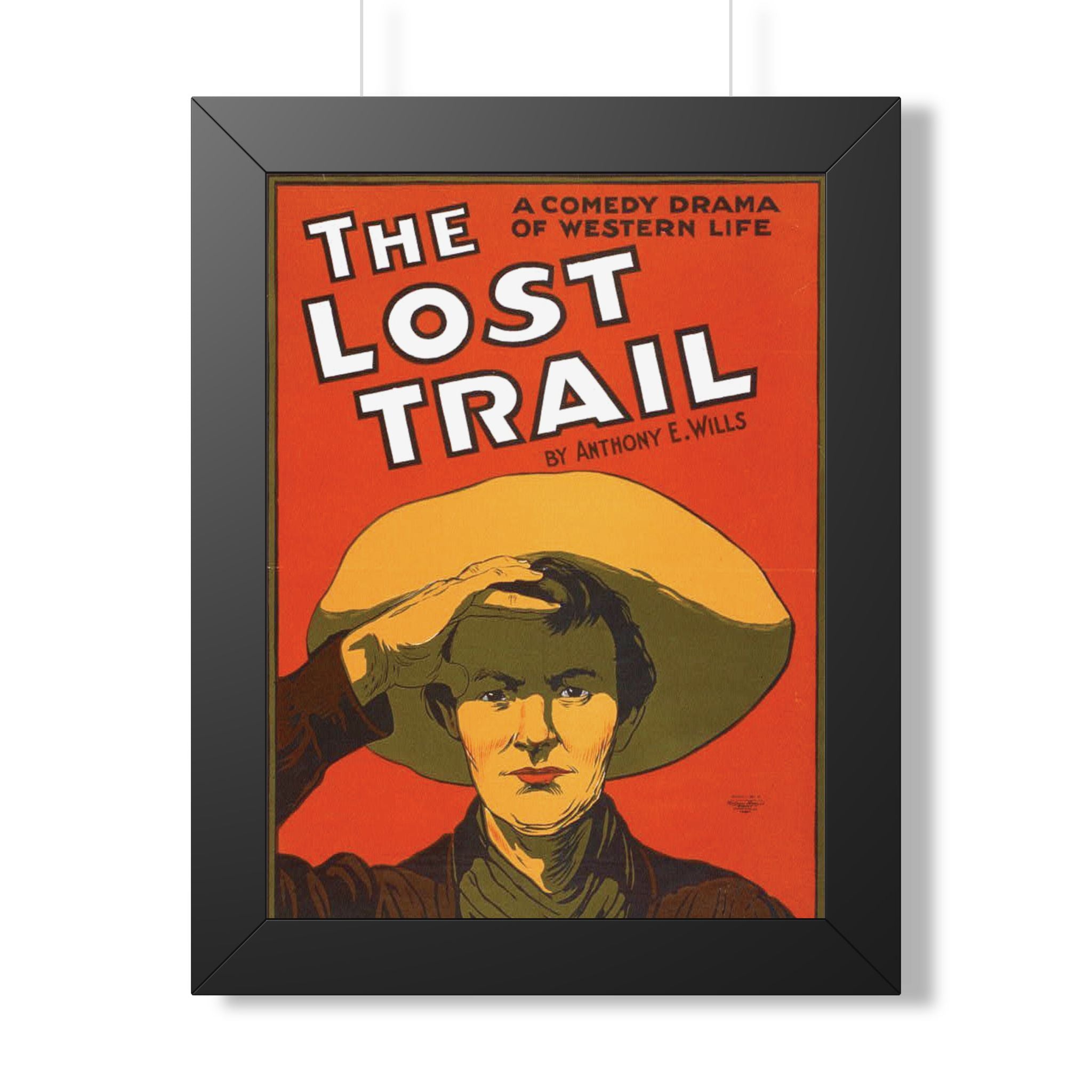 Lost Trail Framed Vintage Print