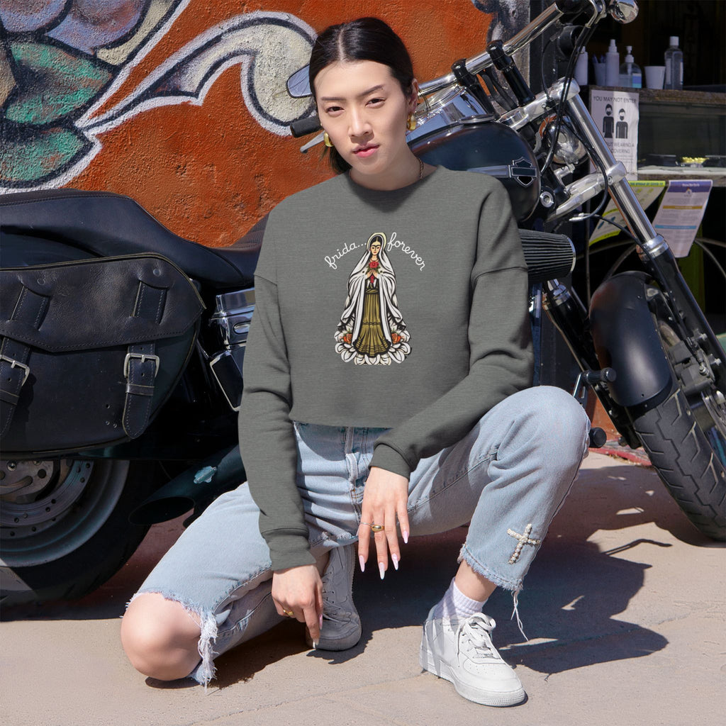 Frida Forever Roadtrip Cropped Sweatshirt