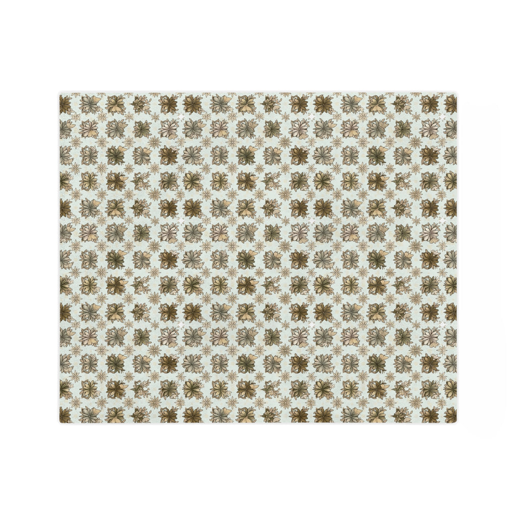 Velveteen Retro Crows Plush Throw