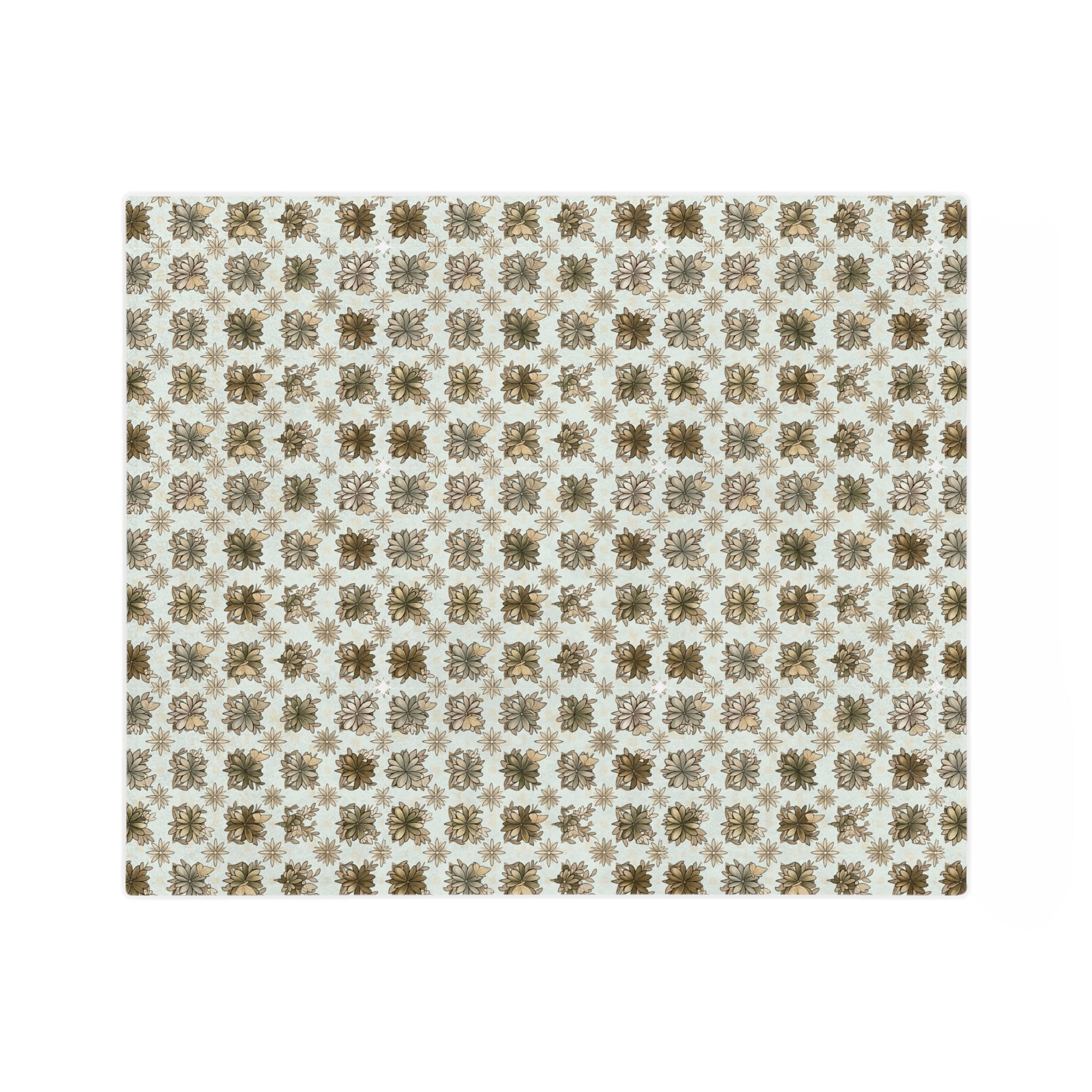 Velveteen Retro Crows Plush Throw