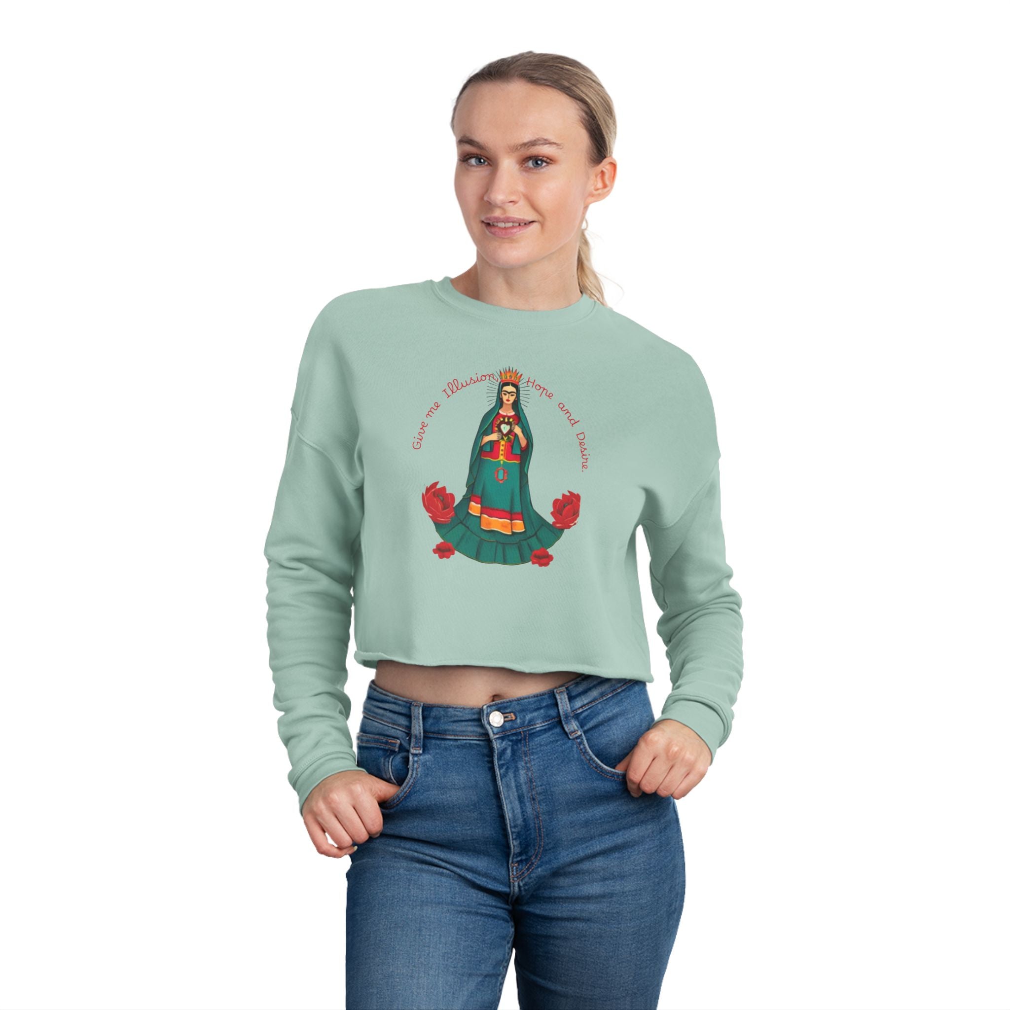 Illusion, Hope, Desire Cropped Sweatshirt