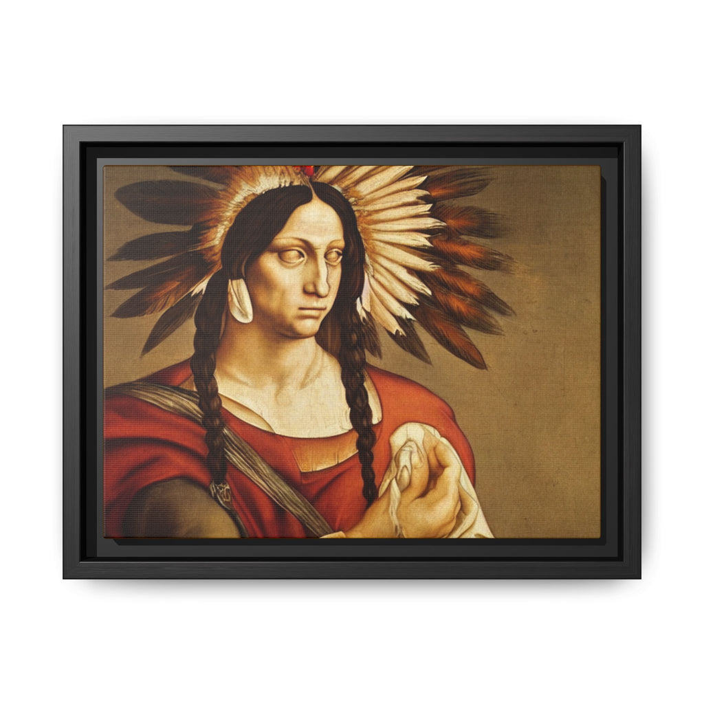 Coyote Woman Portrait - Original Print