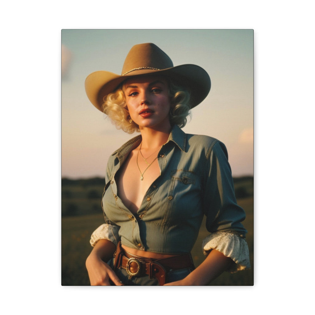 Portrait of a Cowgirl — Original Print