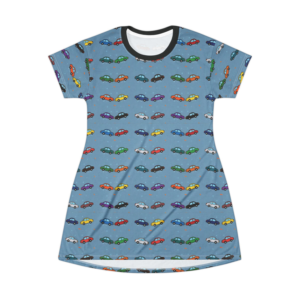Little Cars T-Shirt Dress