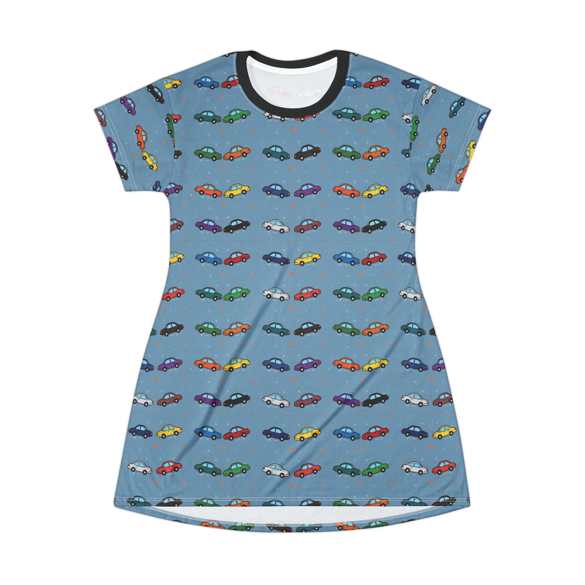 Little Cars T-Shirt Dress