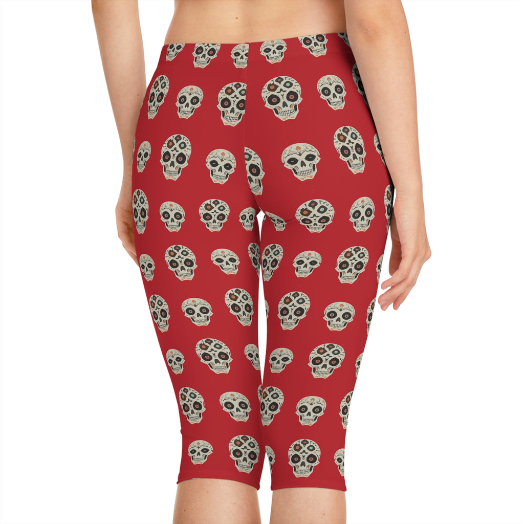 Candy Skull Capris