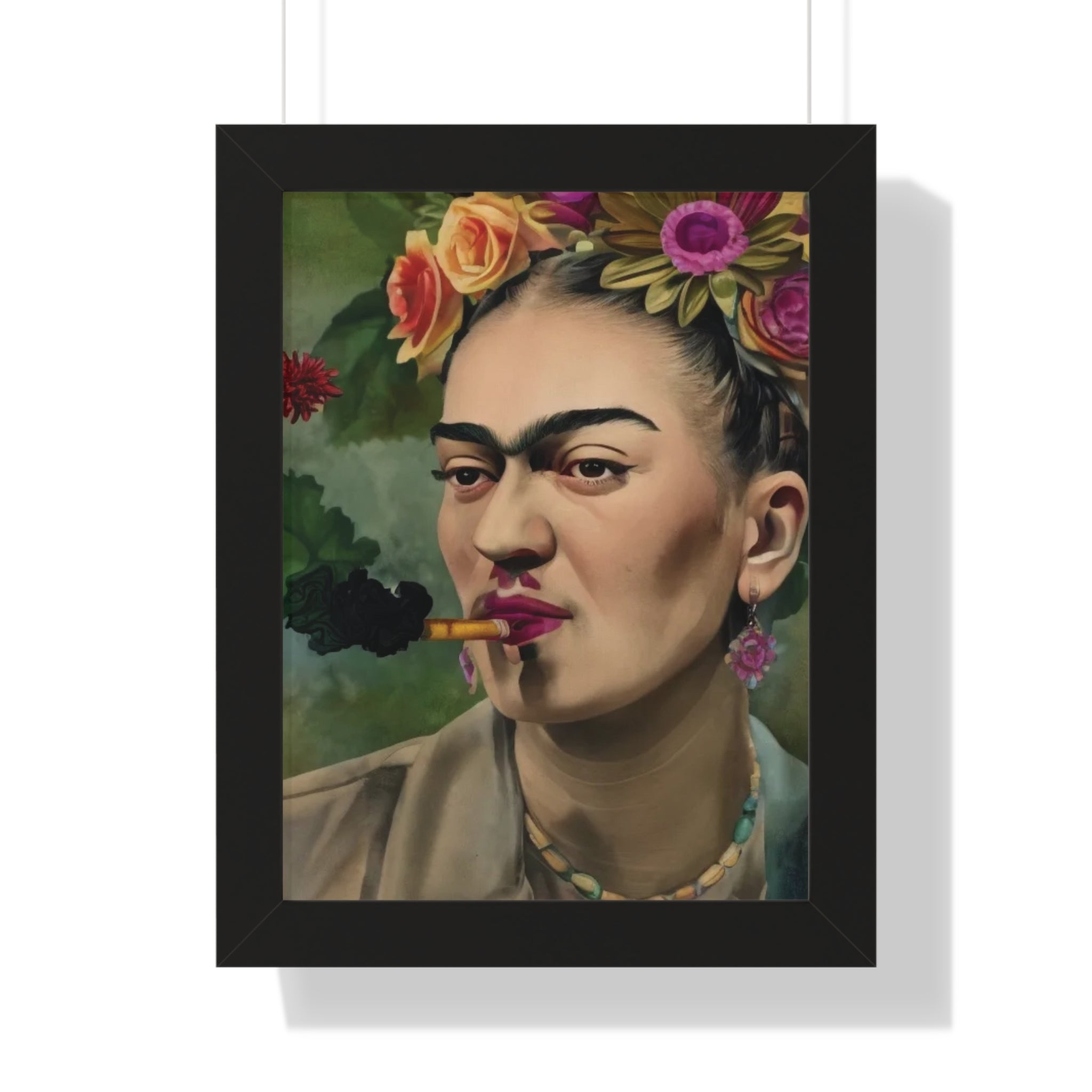 Frida Kahlo Portrait Framed Print