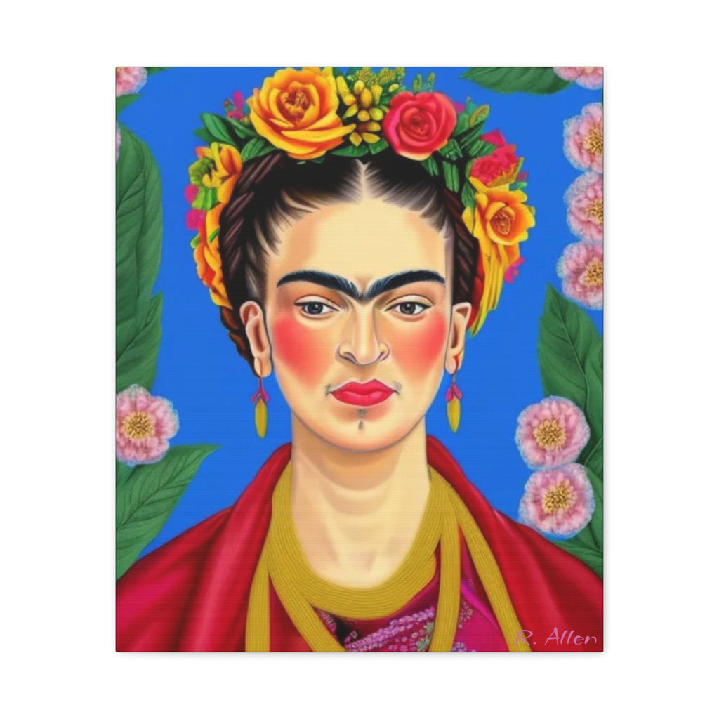 Flower Crown Frida- Original Print