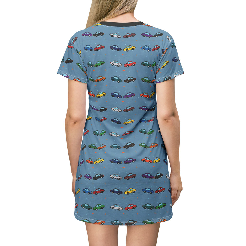 Little Cars T-Shirt Dress