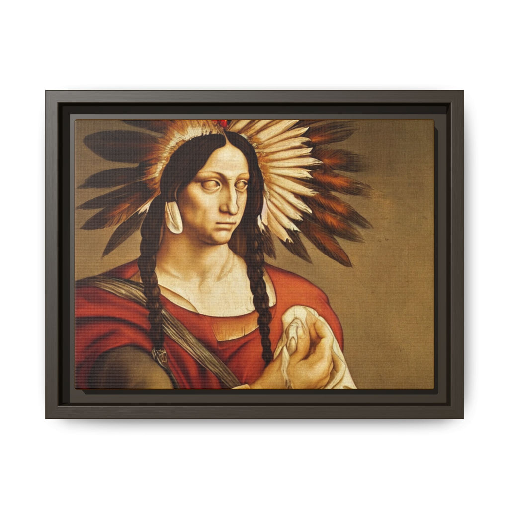 Coyote Woman Portrait - Original Print