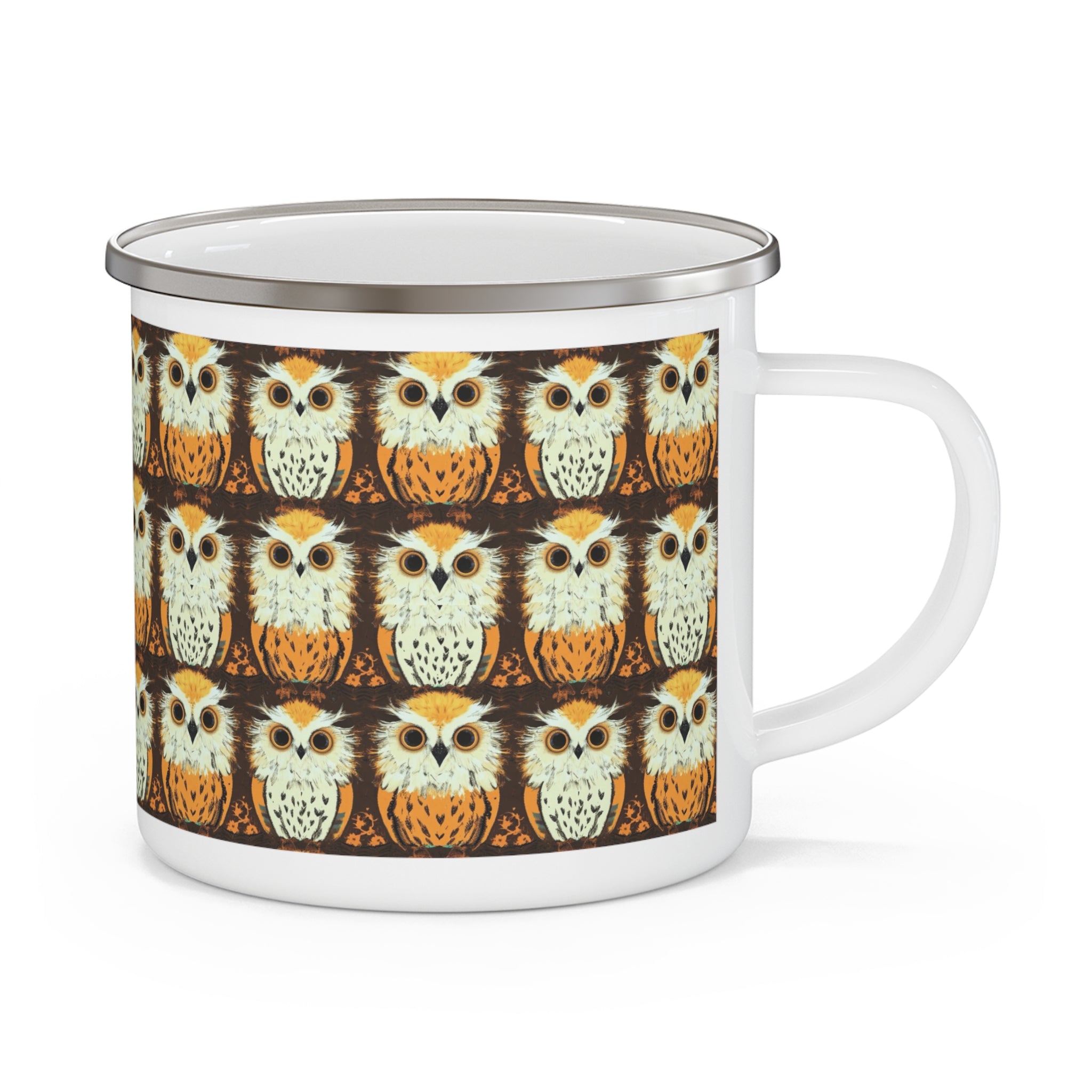 Golden Owl Camping Mug — 'Mountain God'