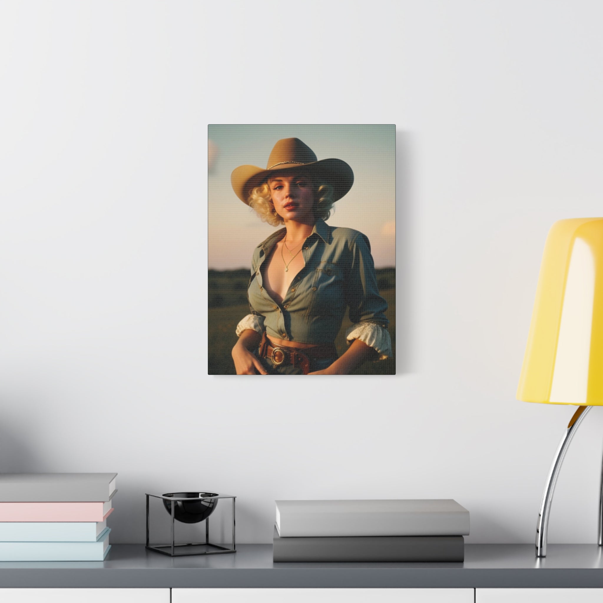 Bombshell Cowgirl — Original Print