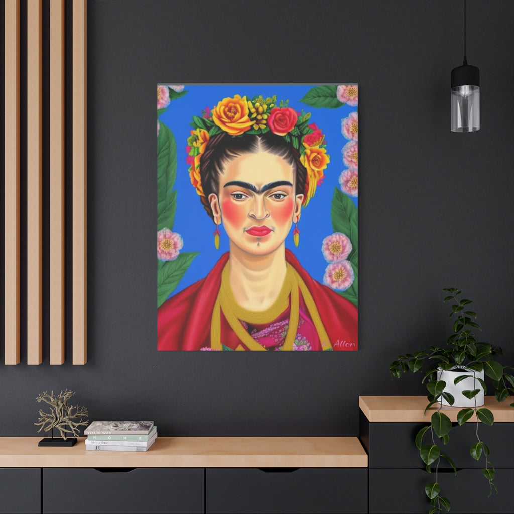 Flower Crown Frida- Original Print
