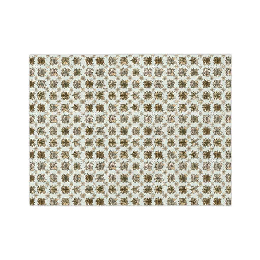 Velveteen Retro Crows Plush Throw