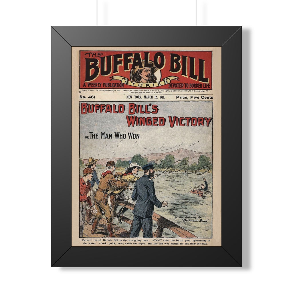 Buffalo Bill Framed Vintage Print