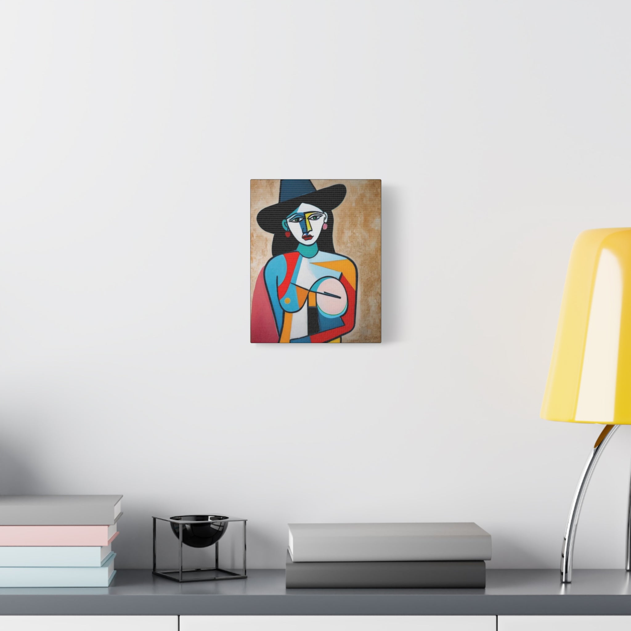 Naked Cowgirl Portrait — Original Canvas Print