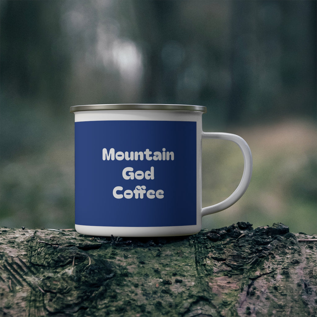 Mountain God Camping Mug — 'Mountain God'
