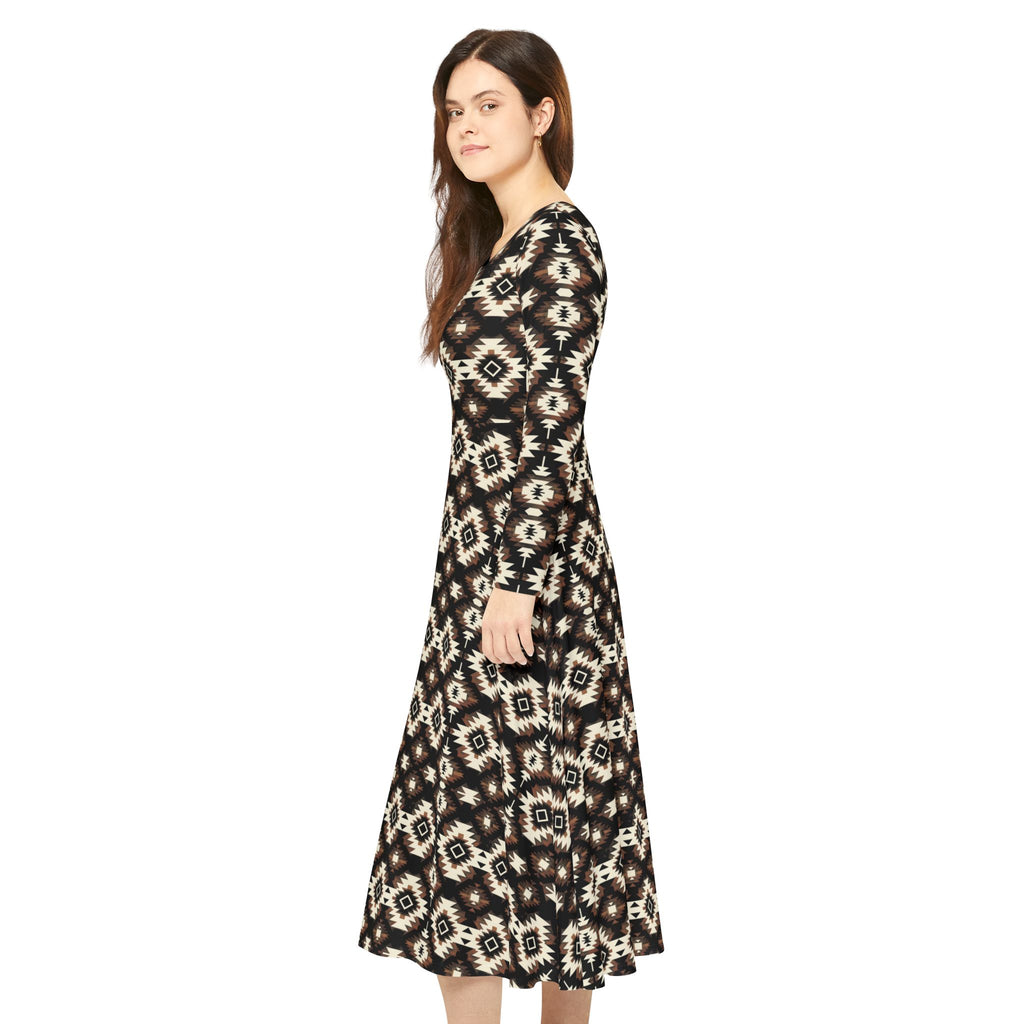 Black Southwest Blanket Dress