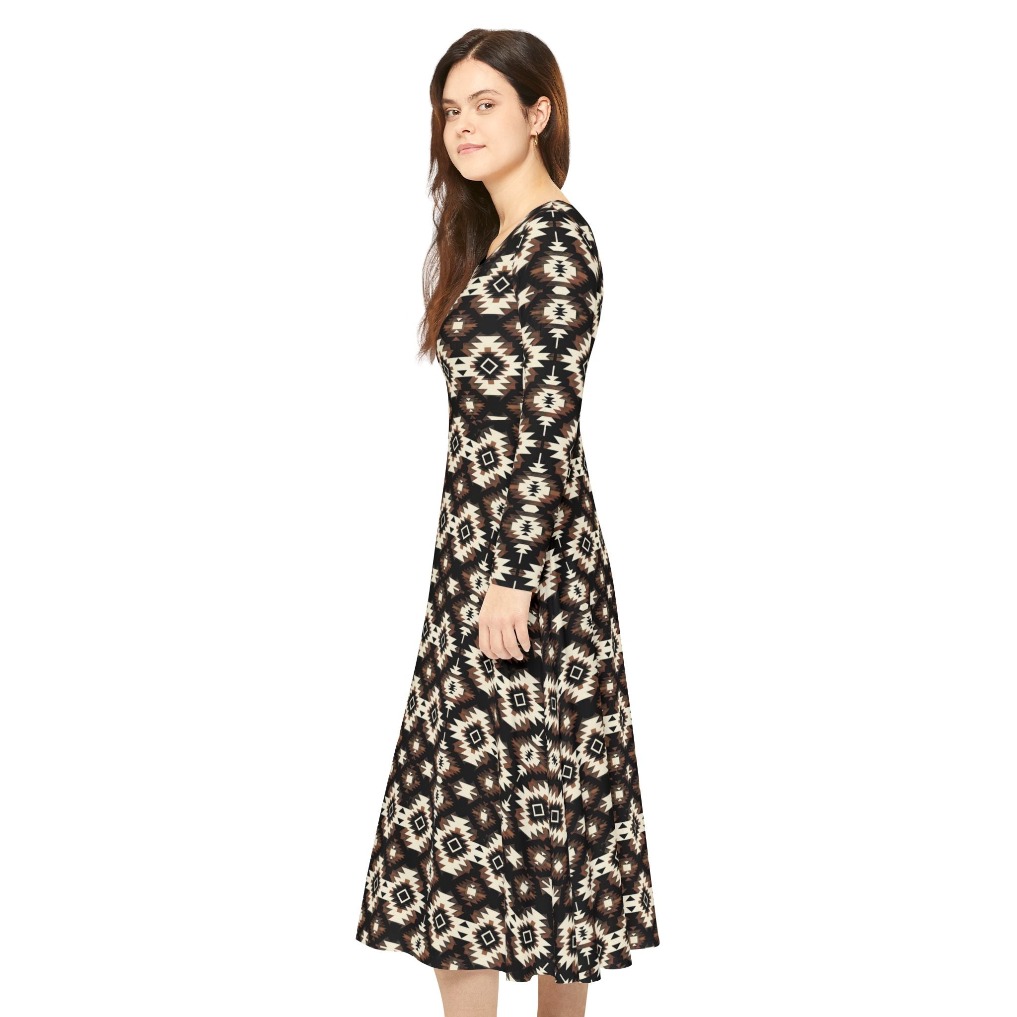 Black Southwest Blanket Dress