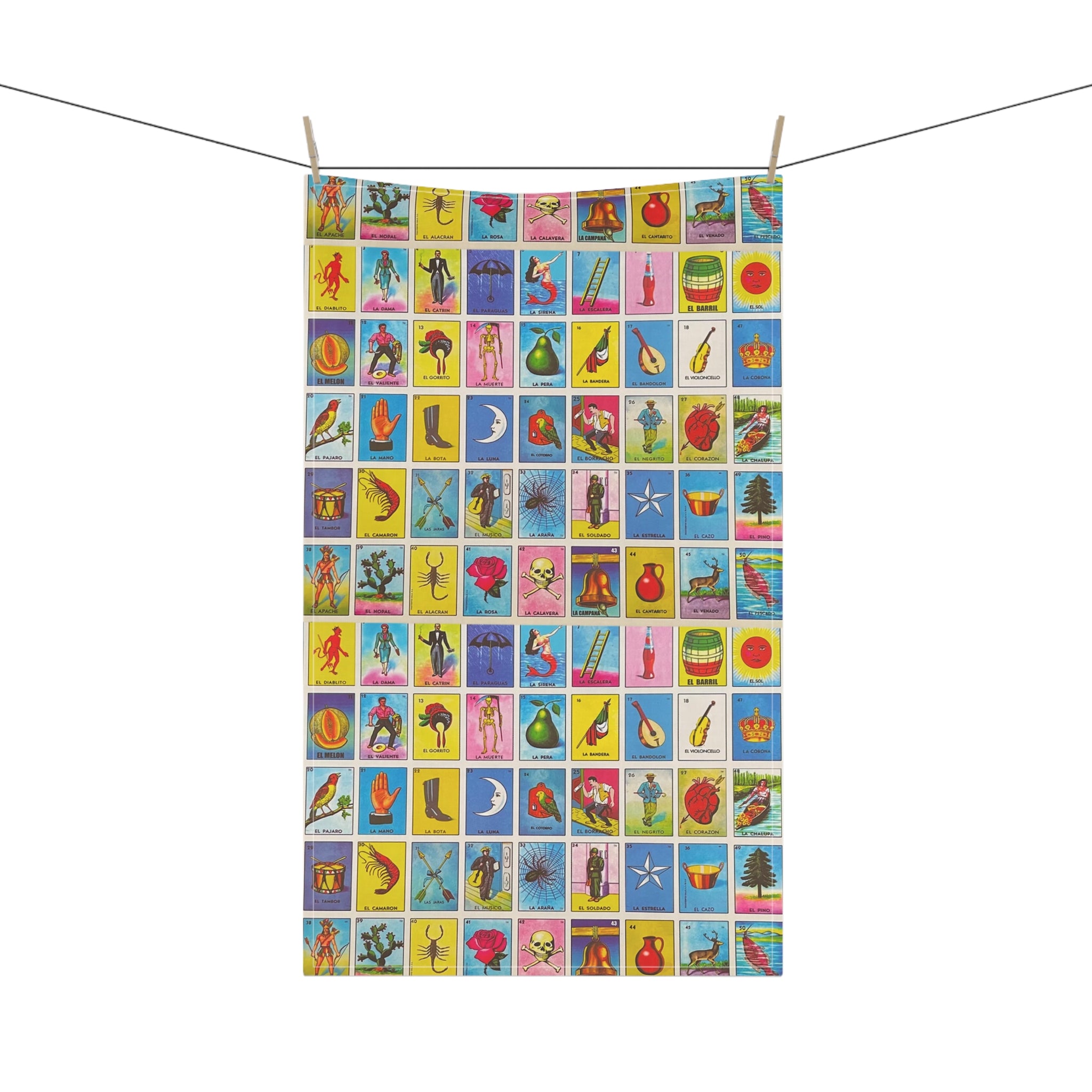 Lotería Tea Towel