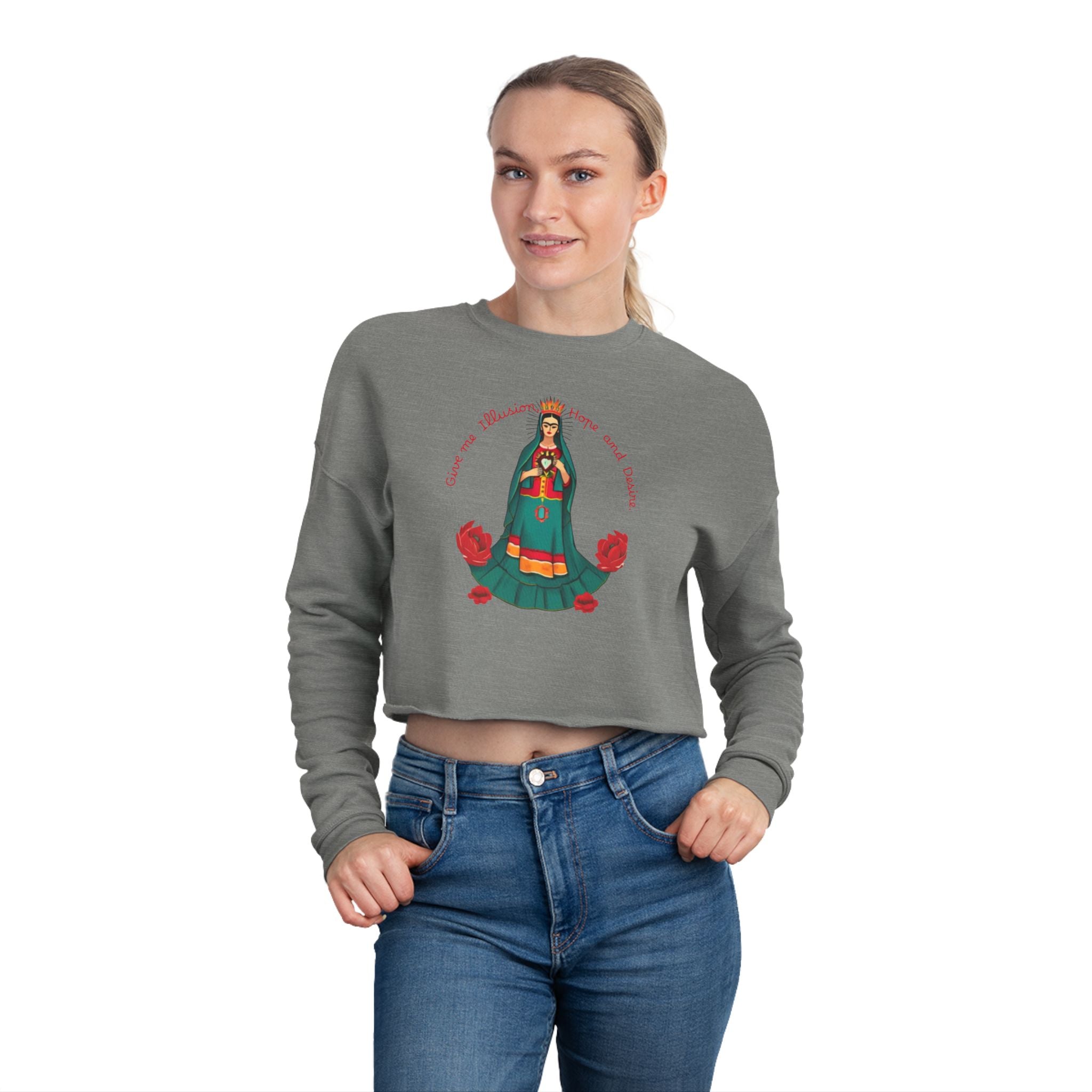 Illusion, Hope, Desire Cropped Sweatshirt