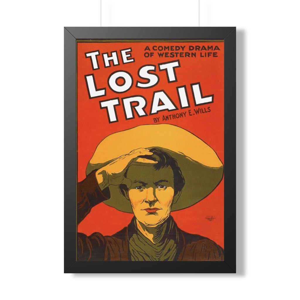 Lost Trail Framed Vintage Print