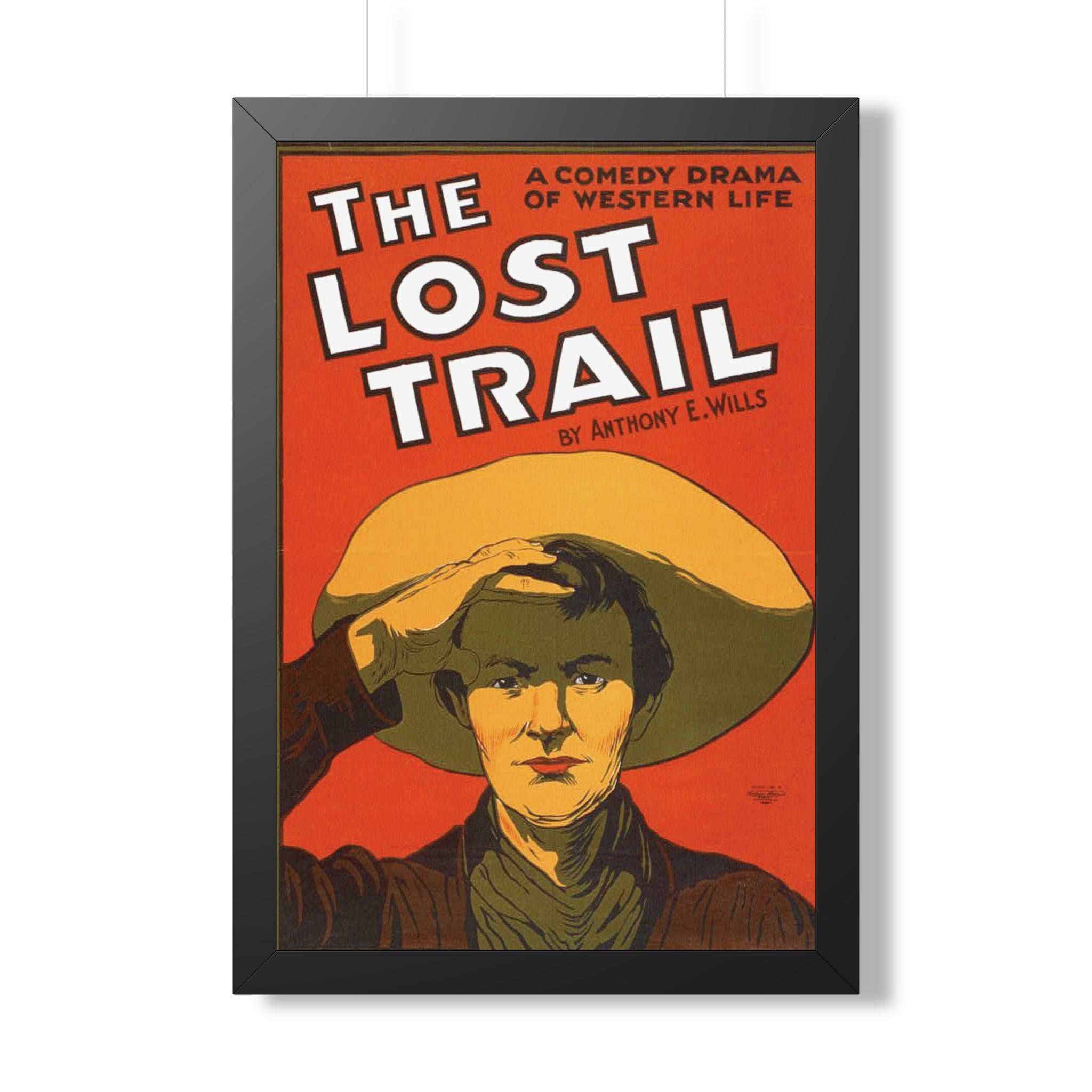 Lost Trail Framed Vintage Print