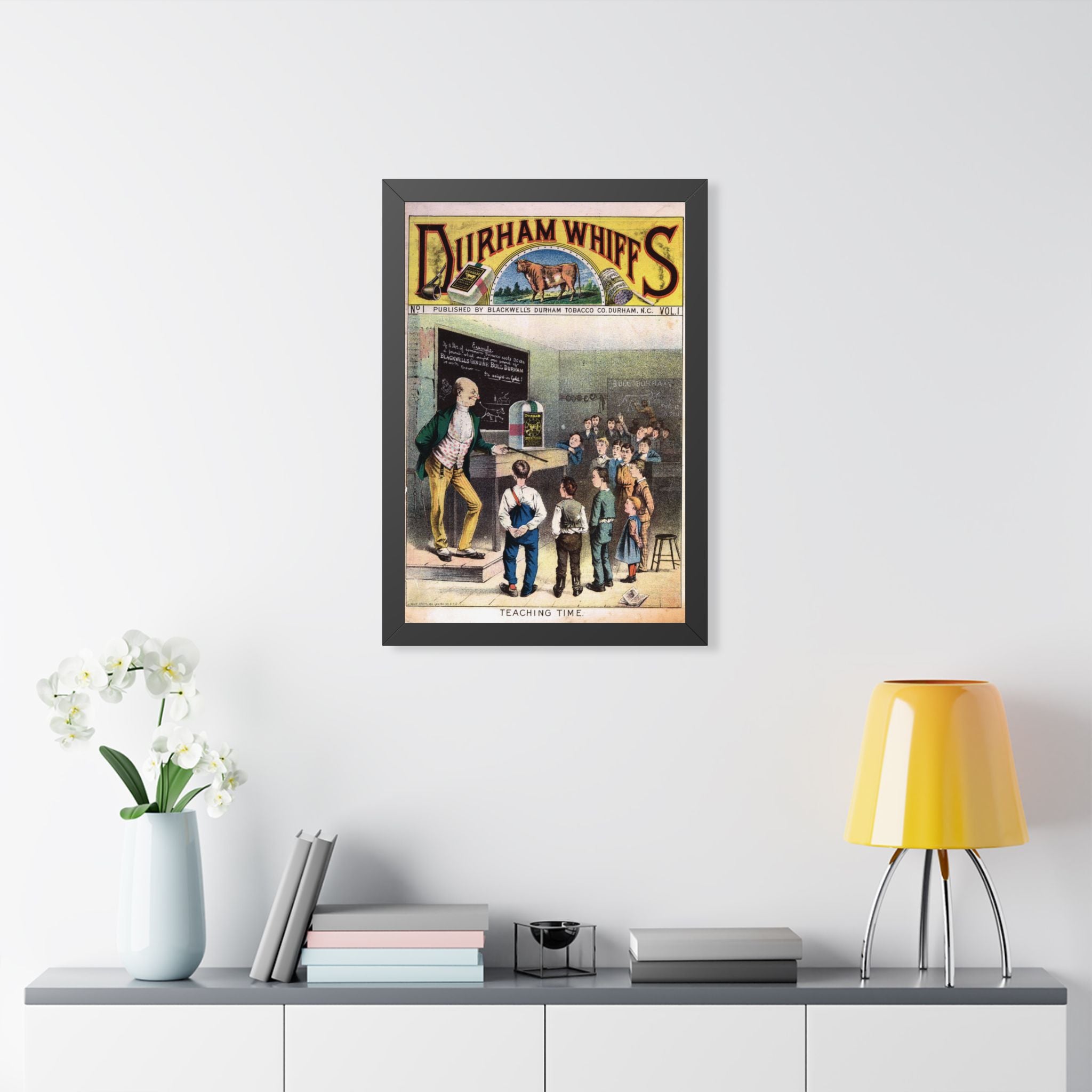 Duram Whiffs Framed Vintage Print