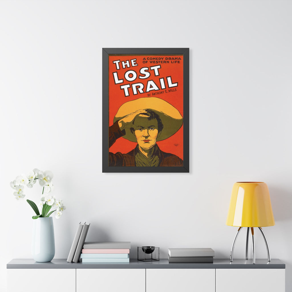 Lost Trail Framed Vintage Print