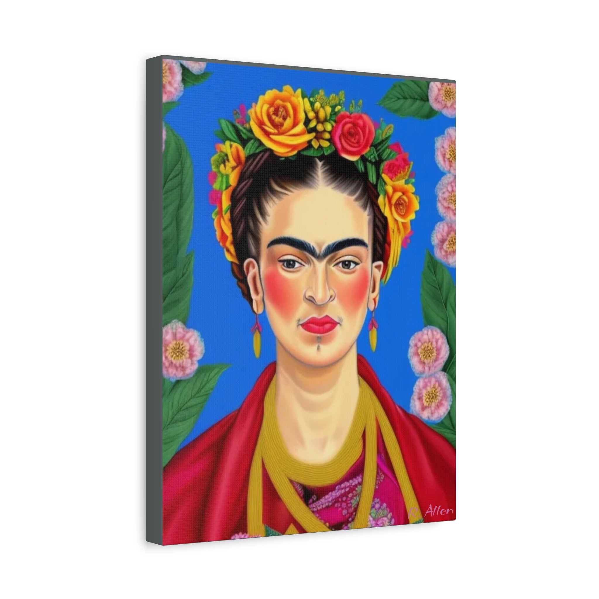 Flower Crown Frida- Original Print