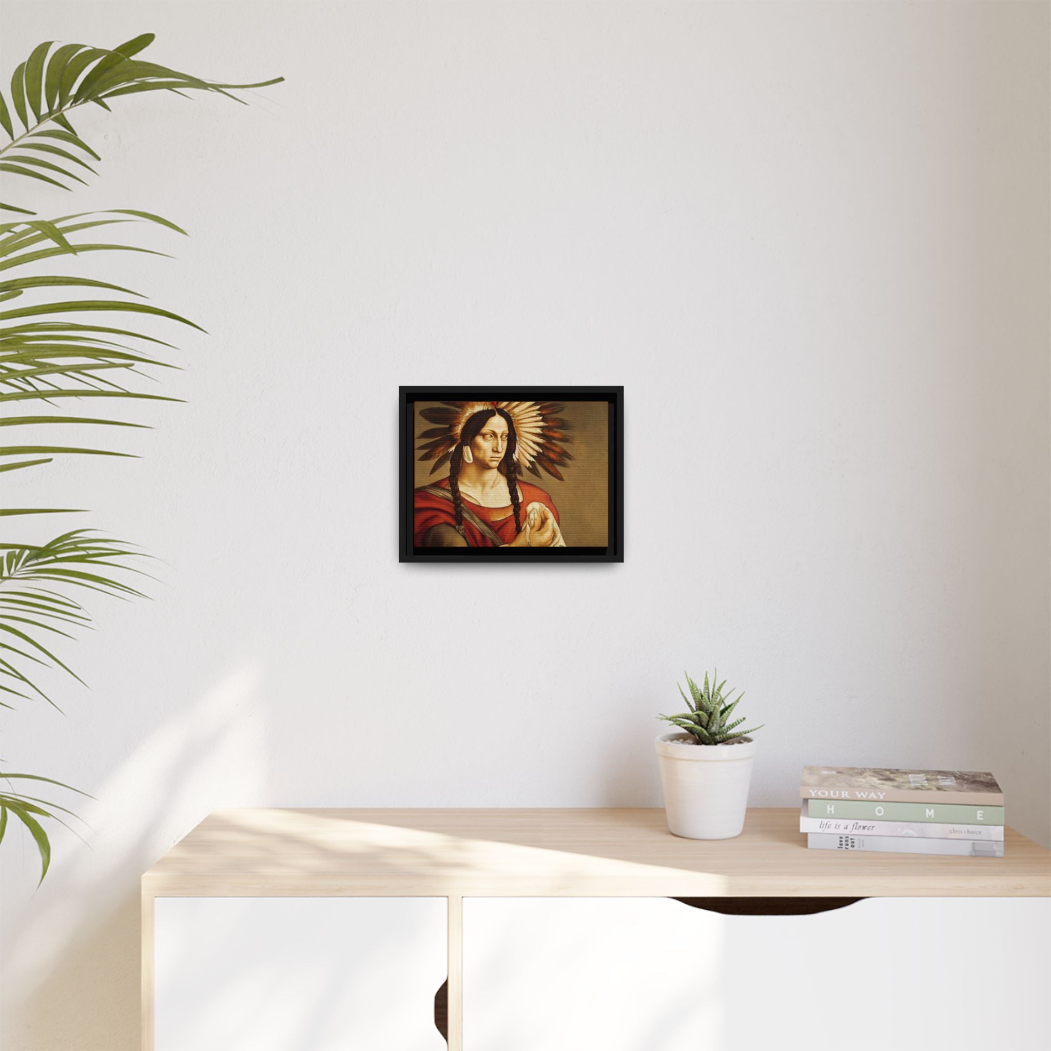 Coyote Woman Portrait - Original Print