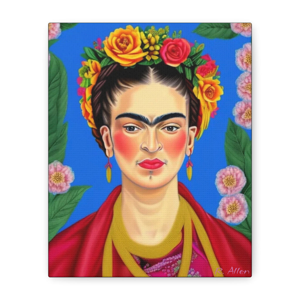 Flower Crown Frida- Original Print