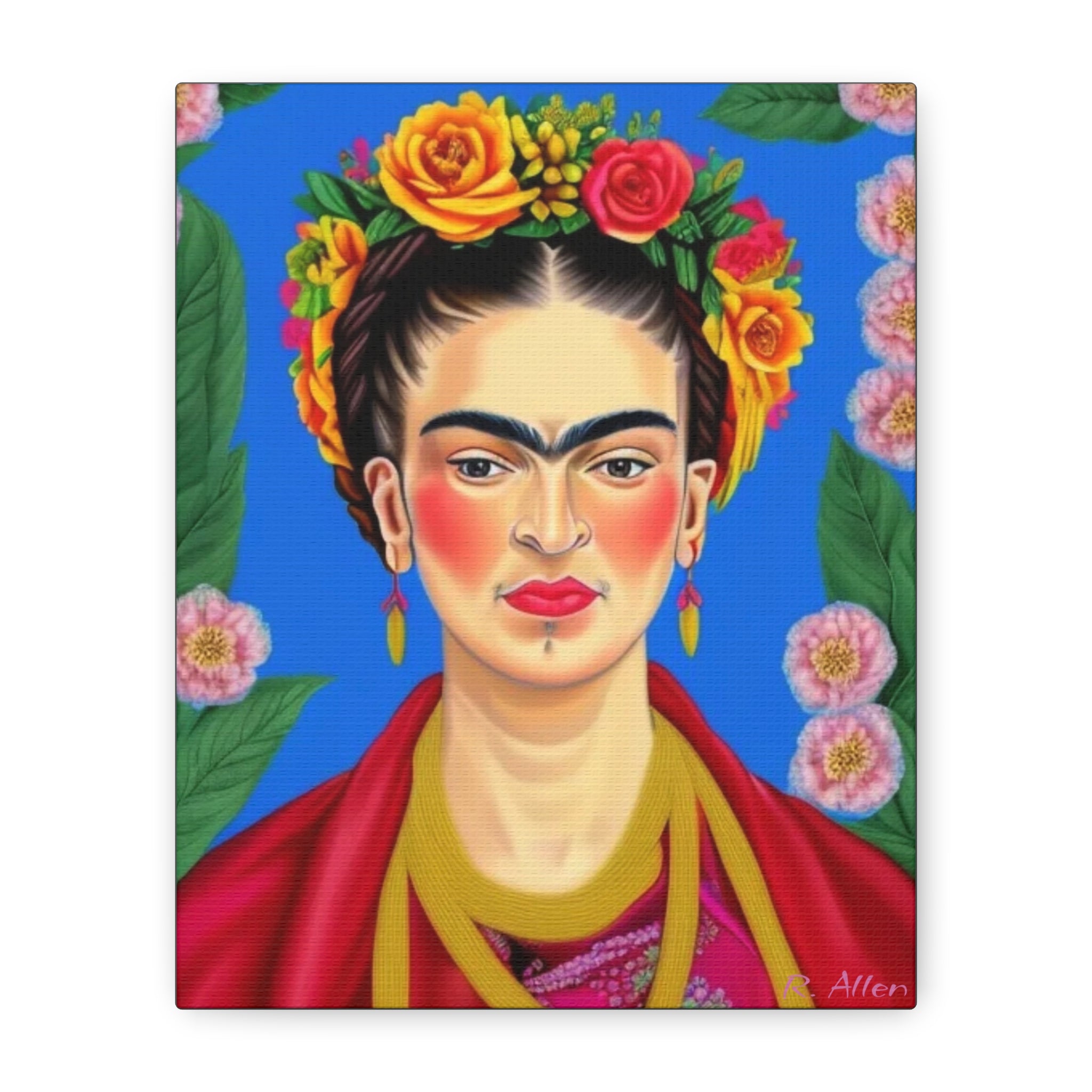 Flower Crown Frida- Original Print