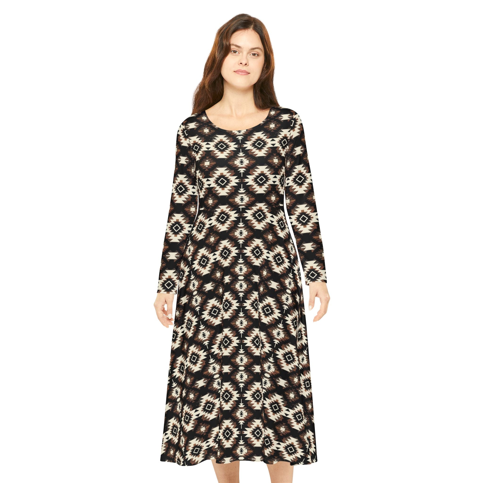 Black Southwest Blanket Dress