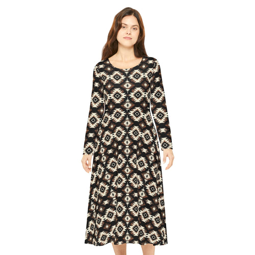 Black Southwest Blanket Dress