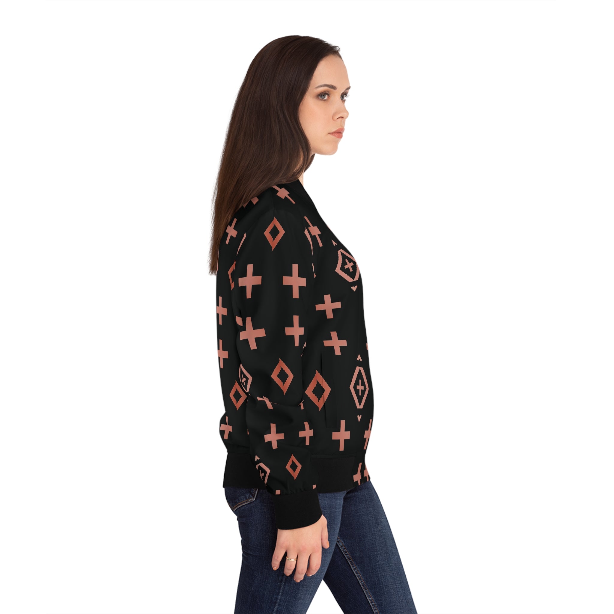 Desert Crosses Bomber Jacket