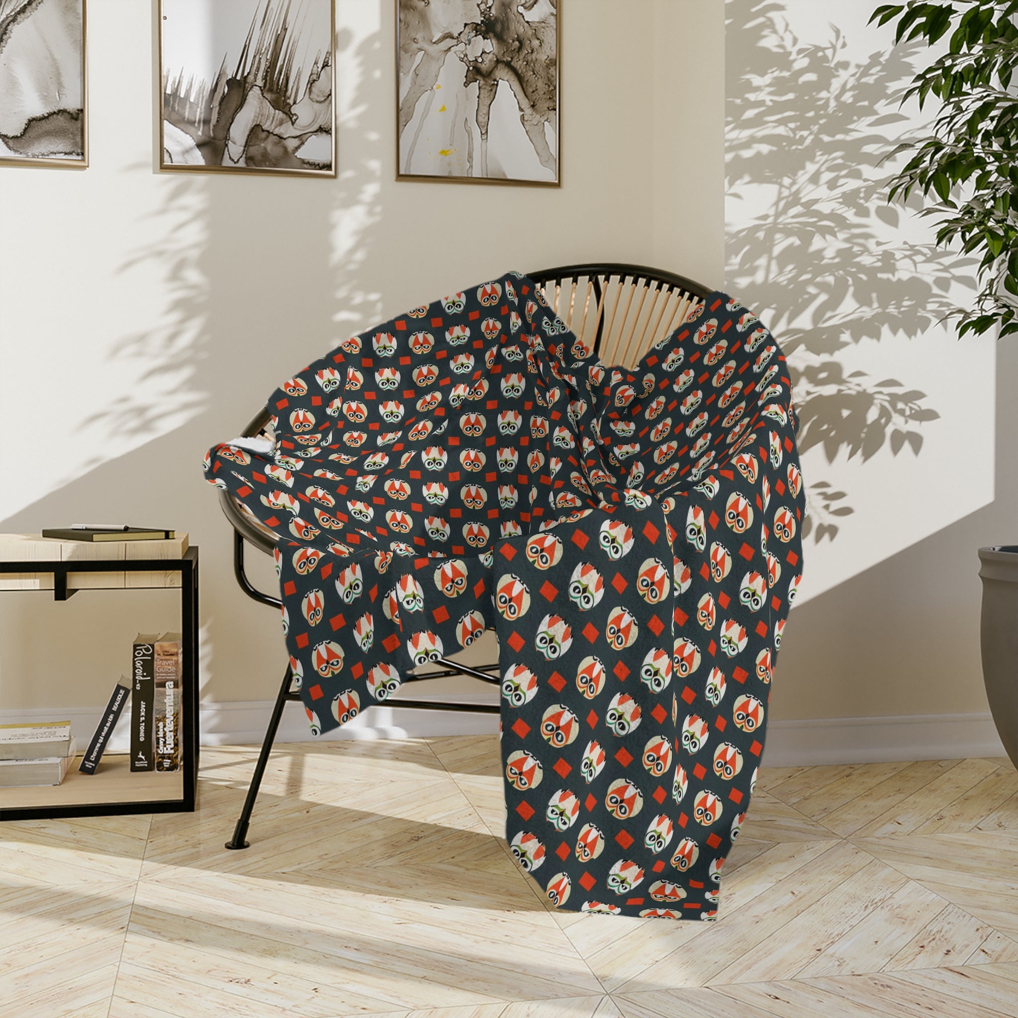 Camp Cozy Wood Owl Throw