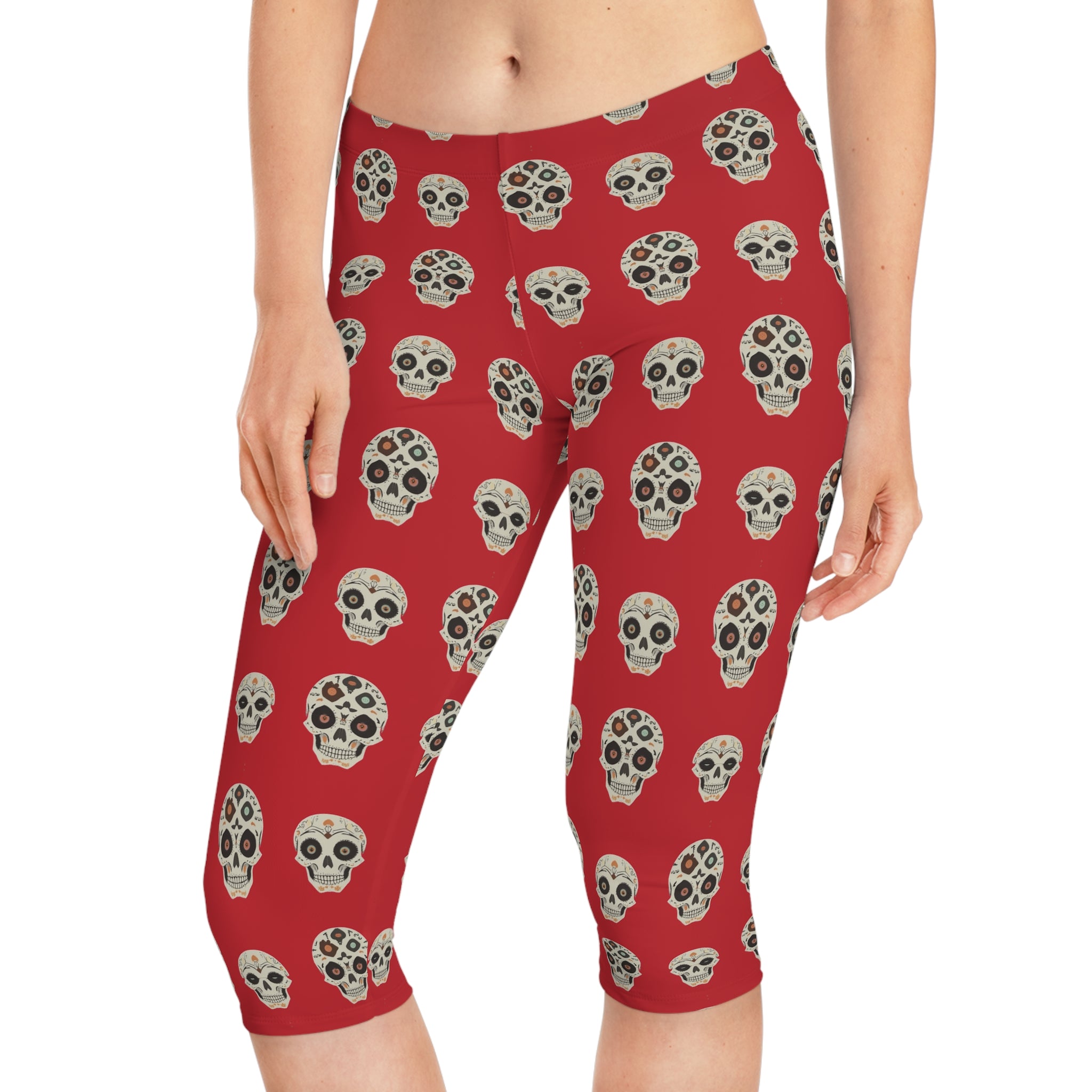 Candy Skull Capris