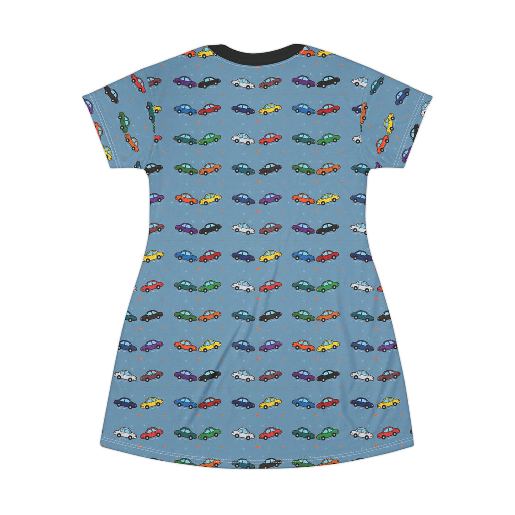 Little Cars T-Shirt Dress