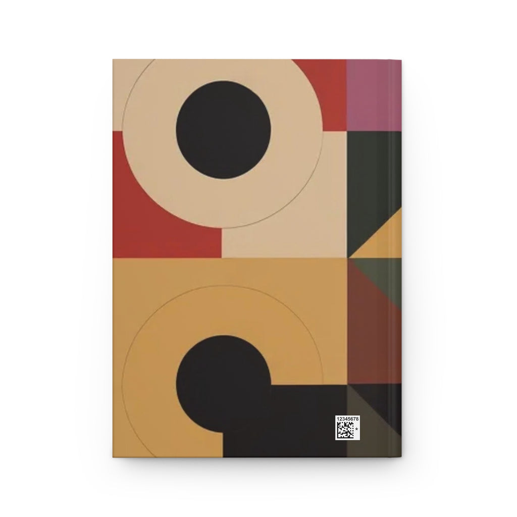Retro Circles Hardcover Journal
