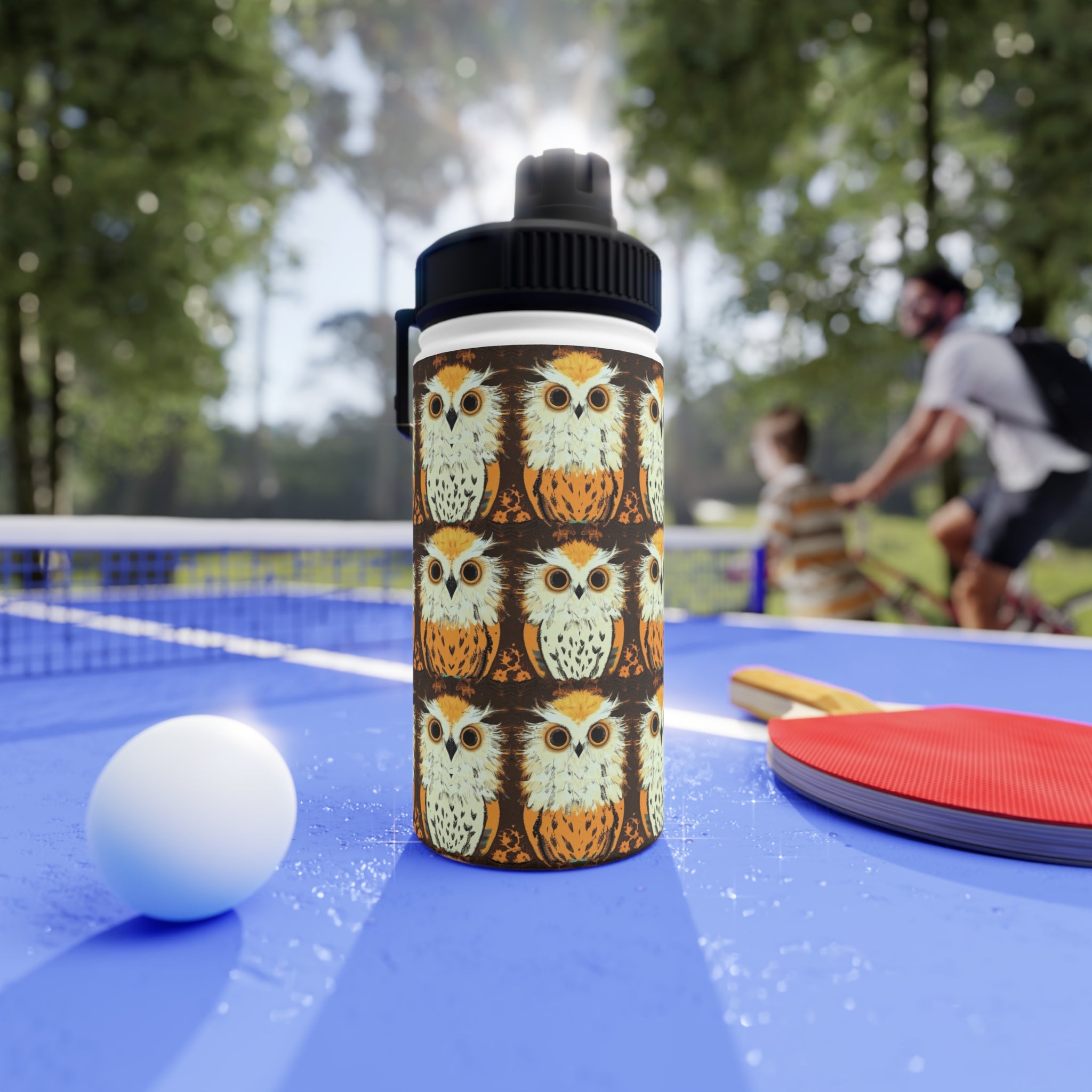 Golden Owl Water Bottle