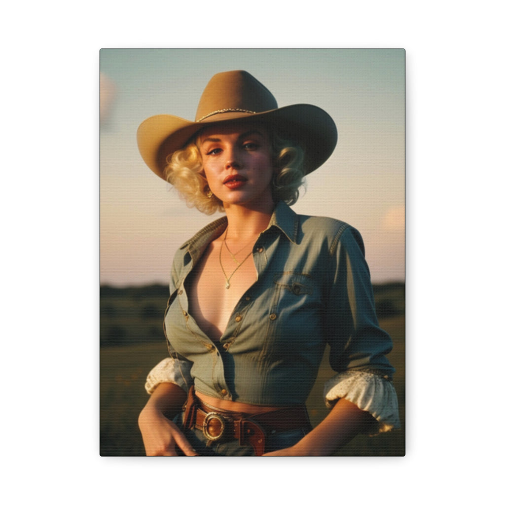 Portrait of a Cowgirl — Original Print