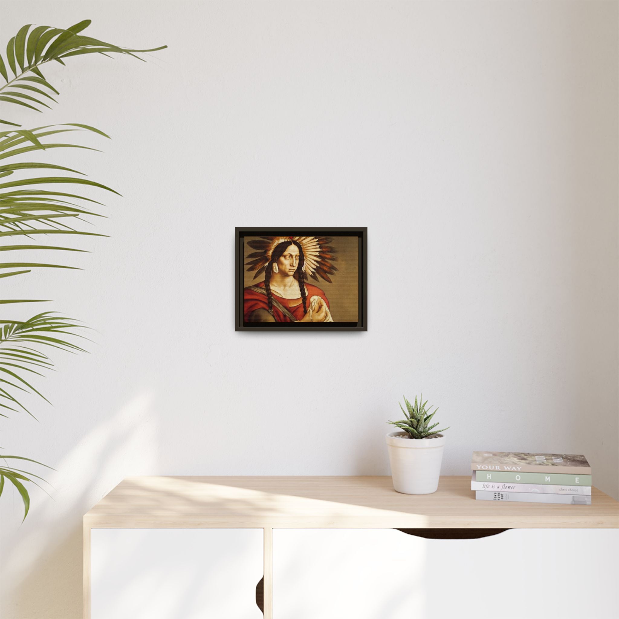 Coyote Woman Portrait - Original Print