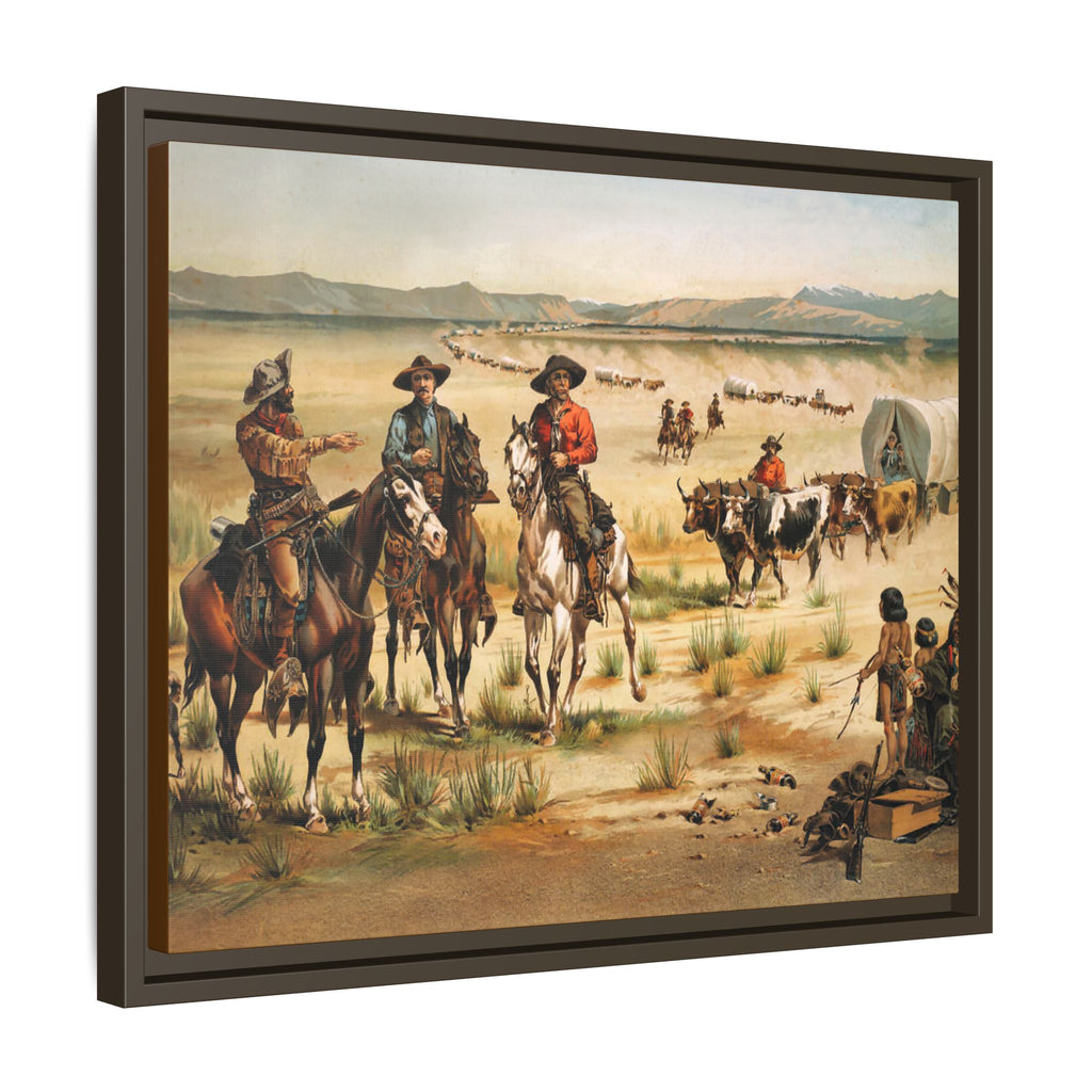 Wagon train - Vintage Print