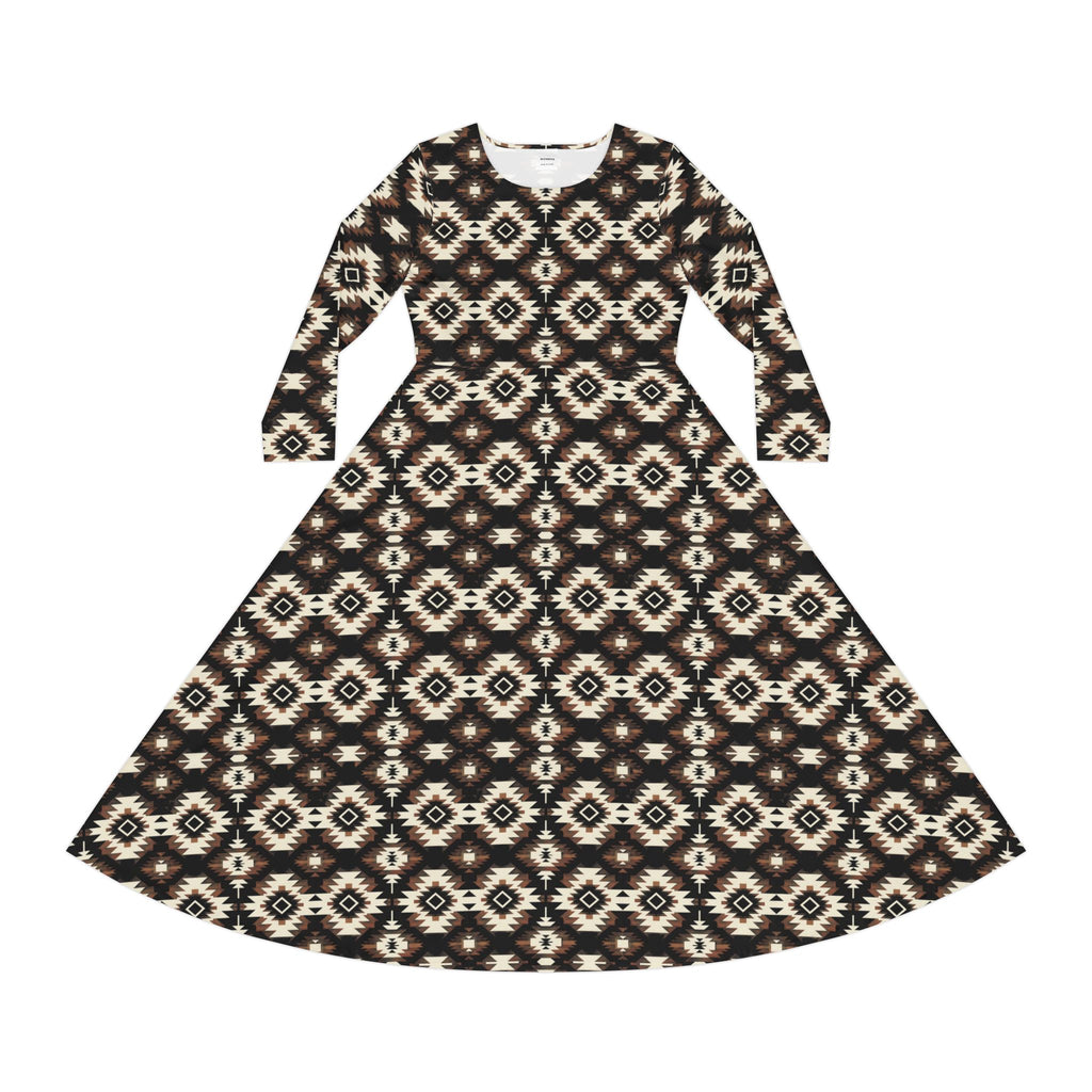 Black Southwest Blanket Dress