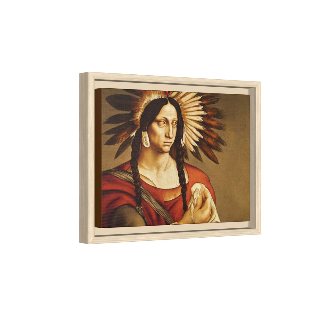 Coyote Woman Portrait - Original Print