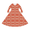Southwest Blanket Long Sleeve Dress